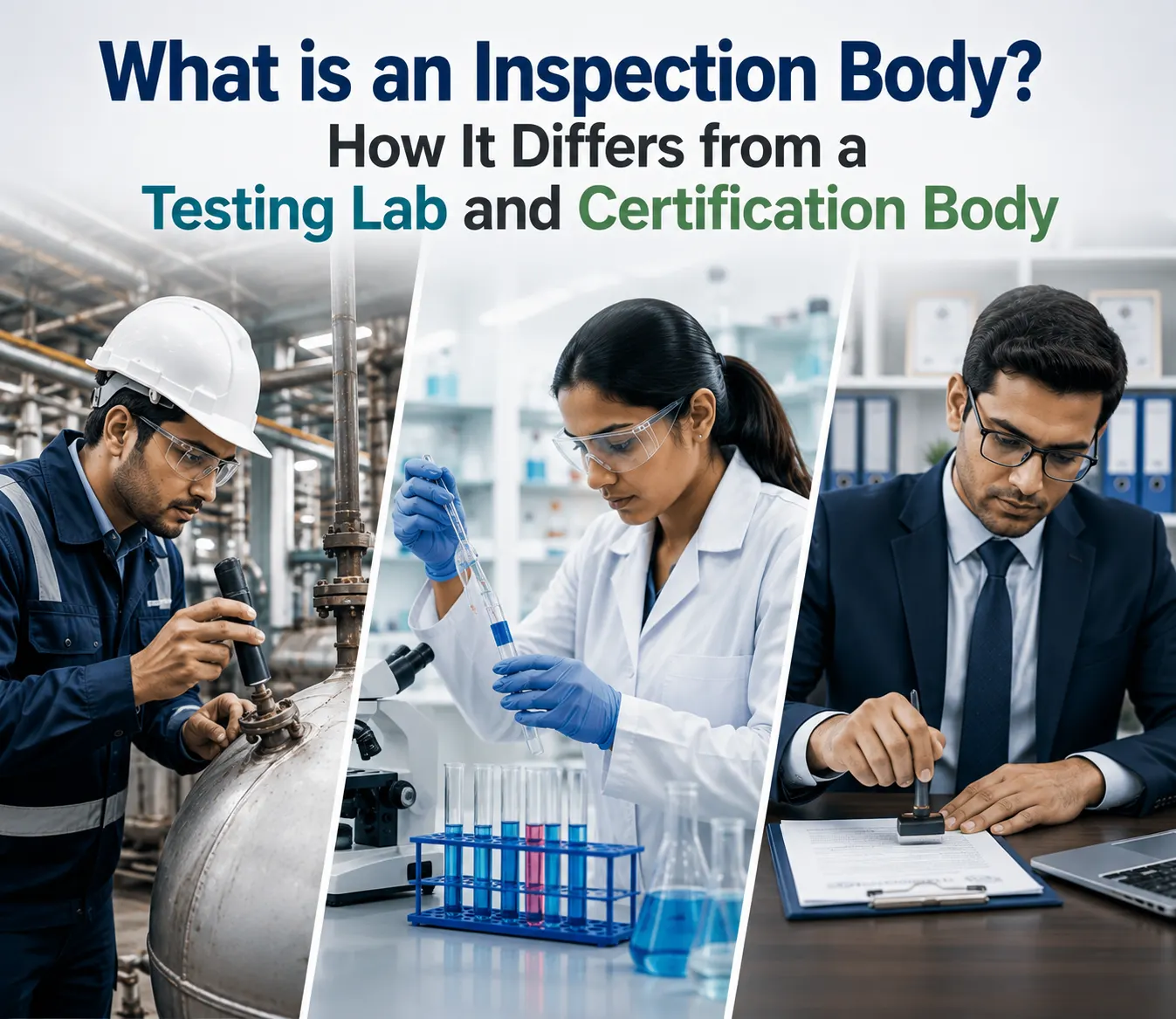 What is an Inspection Body? How It Differs from a Testing Lab and Certification Body