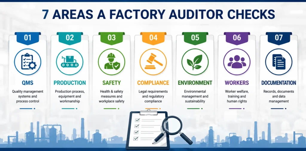 What auditors look for in factory audit India7 key areas of assessment