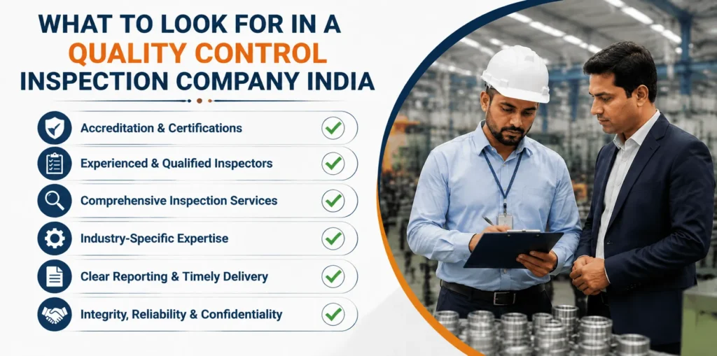 How to choose the best inspection company in India accreditation, independence, coverage checklist