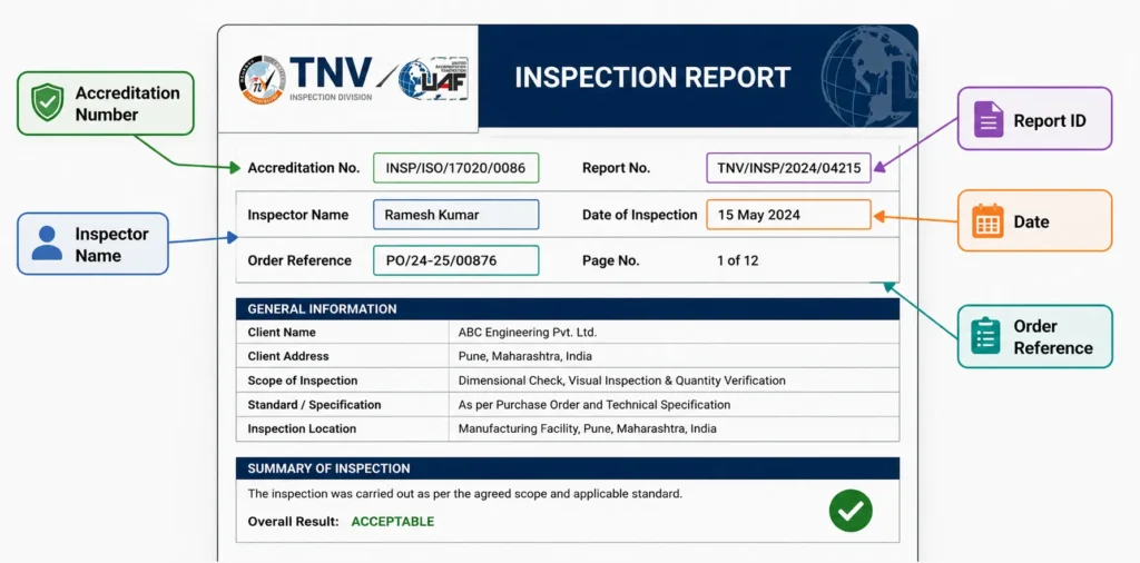 How to read inspection report photos defect classification and photographic evidence in pre-shipment inspection India