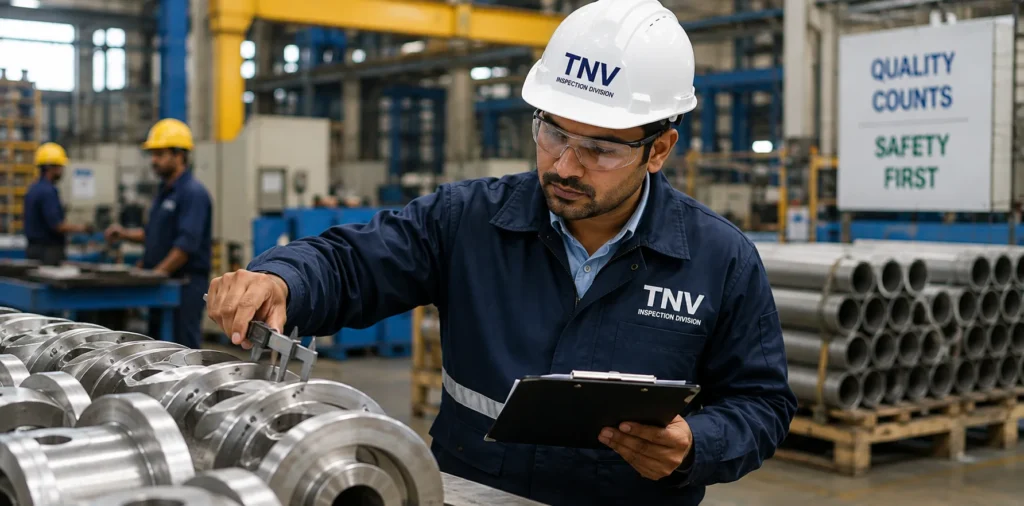 TNV accredited inspection body India trusted third party inspection company for Indian businesses