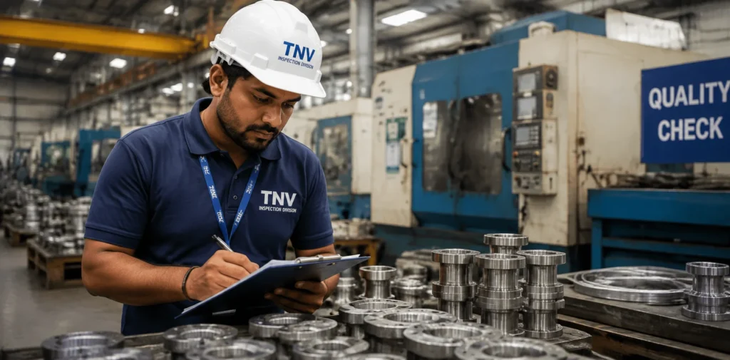 TNV Inspection Division best accredited inspection body in India for third party quality verification