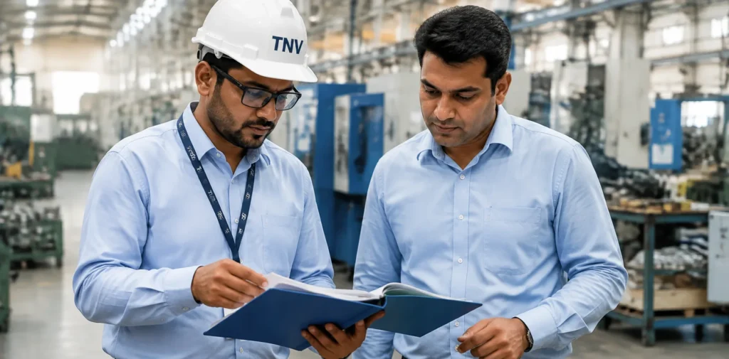 TNV factory audit services India UAF accredited inspection body conducting supplier assessment