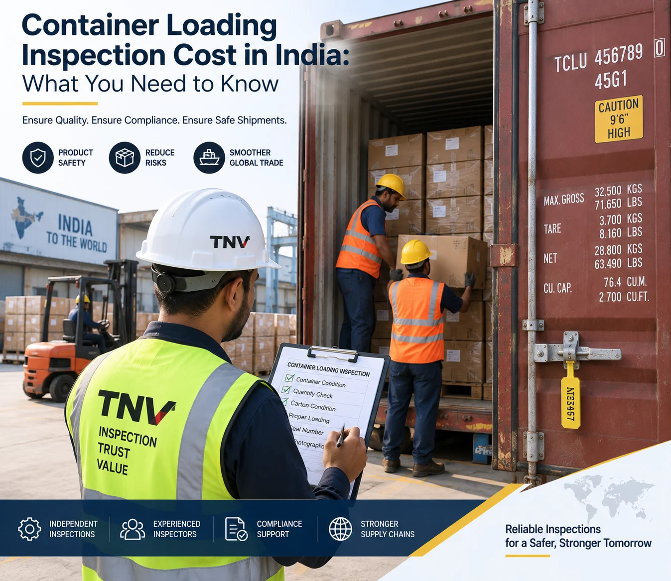 Container Loading Inspection Cost in India: What You Need to Know