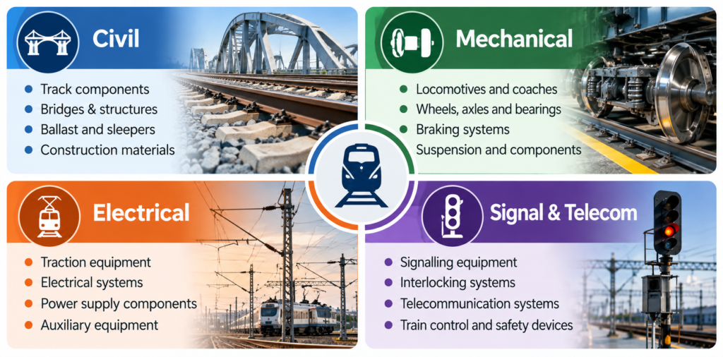 RDSO Inspection Requirements for Railway Suppliers in India
